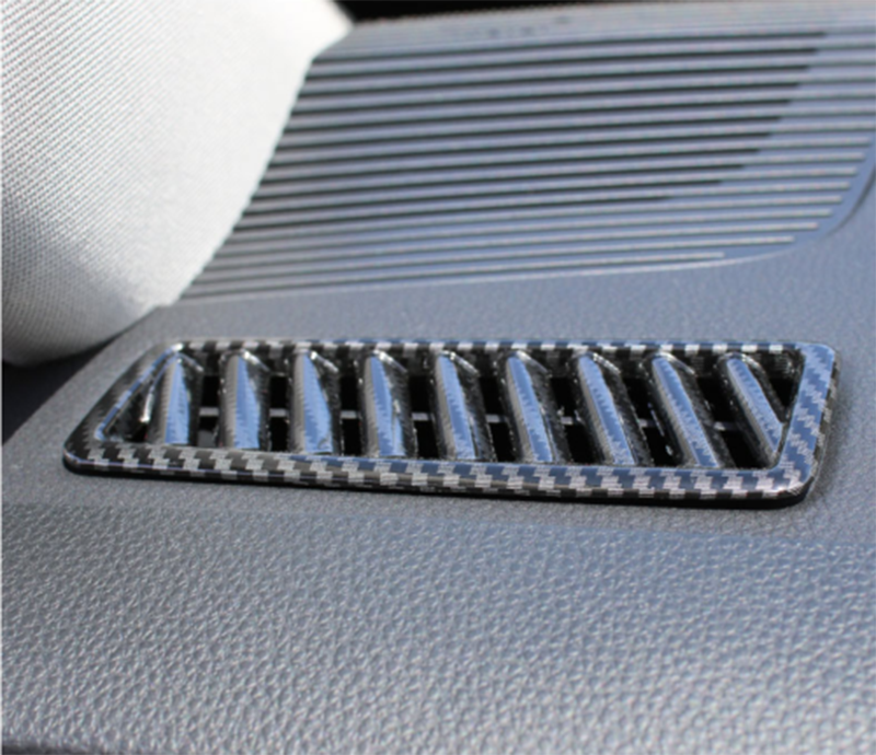 Carbon Fiber Dashboard Upper Air Vent Outlet Cover for Toyota Venza 2021-2023ABS