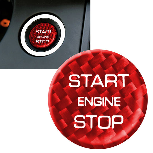 for Land Rover Discovery Sport 2016-2019 Engine Start Stop Button Trim Red Car