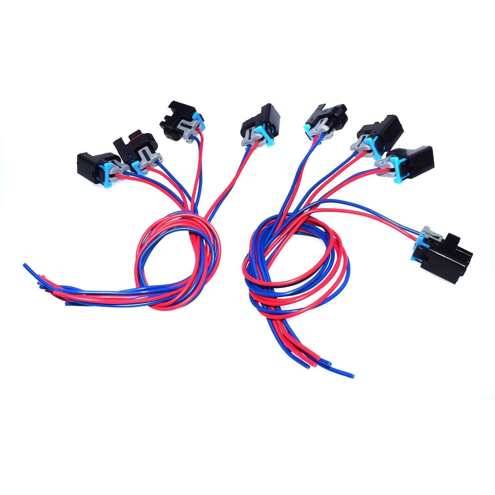 8Pcs Fuel Injector 2-way Connector Wiring Harness Pigtail 1P1575 for GM for Saturn