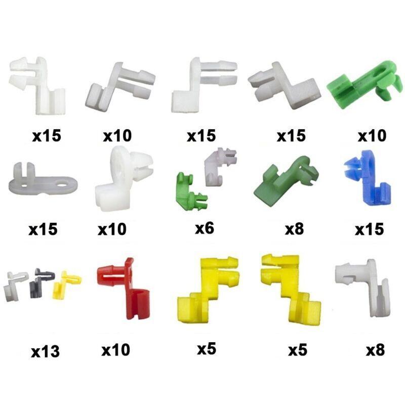 160-piece universal plastic left and right door lock lever clips for automobiles