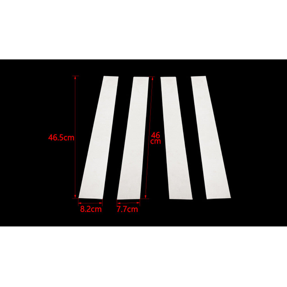 4¡ÁSteel Chrome Door Window Pillar Posts Panel Cover Kit For Toyot@ 4Runner 2010+