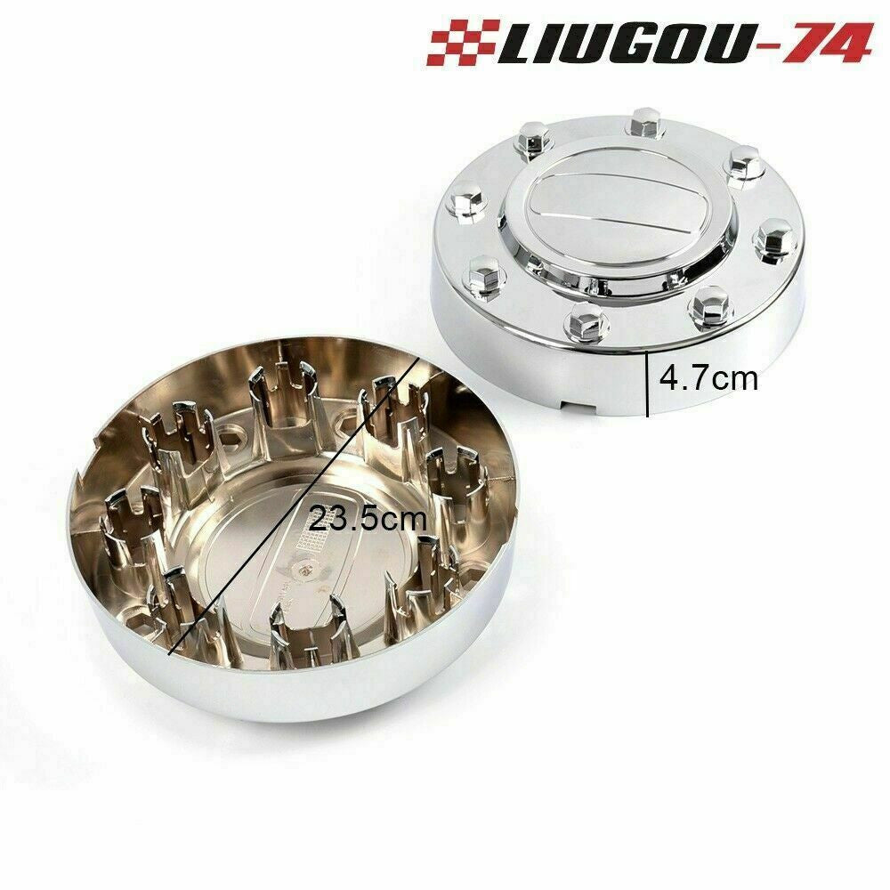 Front wheel center cover fits 11-16 for Dodge for Ram 3500 1-ton dual truck chrome U