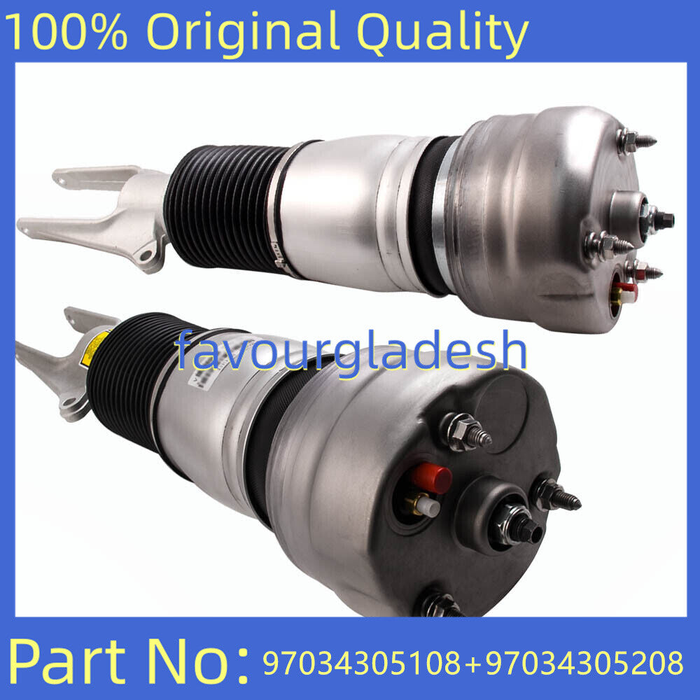 Pair Front Air Suspension Shock Absorber Struts for Porsche for Panamera 2010-2016
