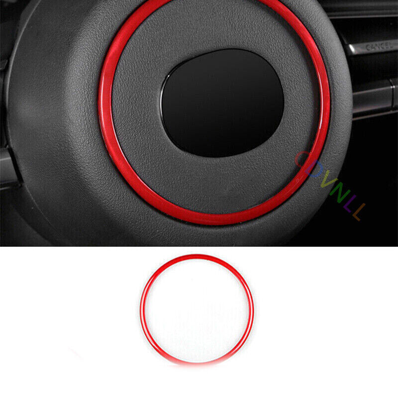 1P for Mazda CX-30 CX30 2020-2024 Red Inner Steering Wheel Horn Ring Trim Cover
