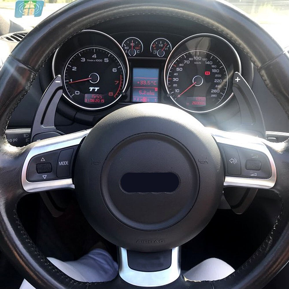 Aluminum Steering Wheel Shift Paddle Shifter Extension for Audi A3 A4 S3 A6