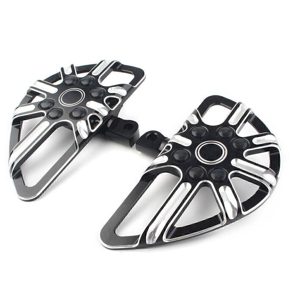 CNC stretched floor with rear passenger floor footrest suitable for Dyna-travel travel