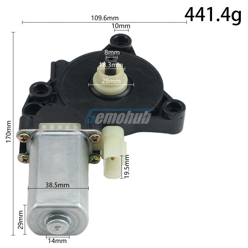 Power Window Lifter Regulator Motor Rear Right For 2015-2020 for Hyundai for Tucson TL