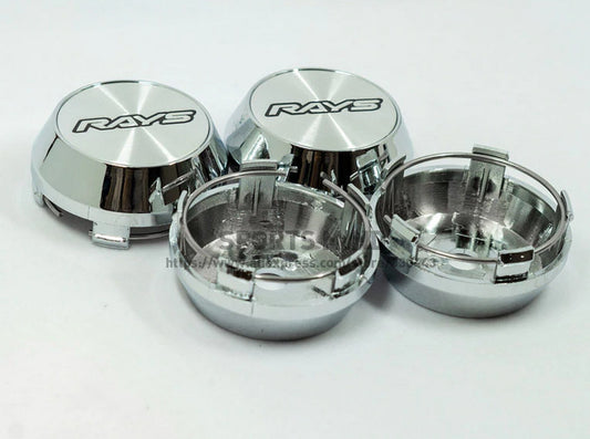 4-Piece Pack 45mm Black Vossen Wheel Center Stickers, Wheel Hub Stickers, Rim Stickers