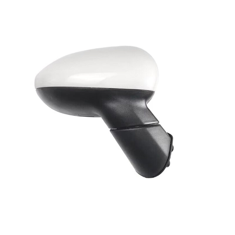 Left white car door exterior rearview mirror assembly, 3 inches, for Kia Rio 2011 - 2017
