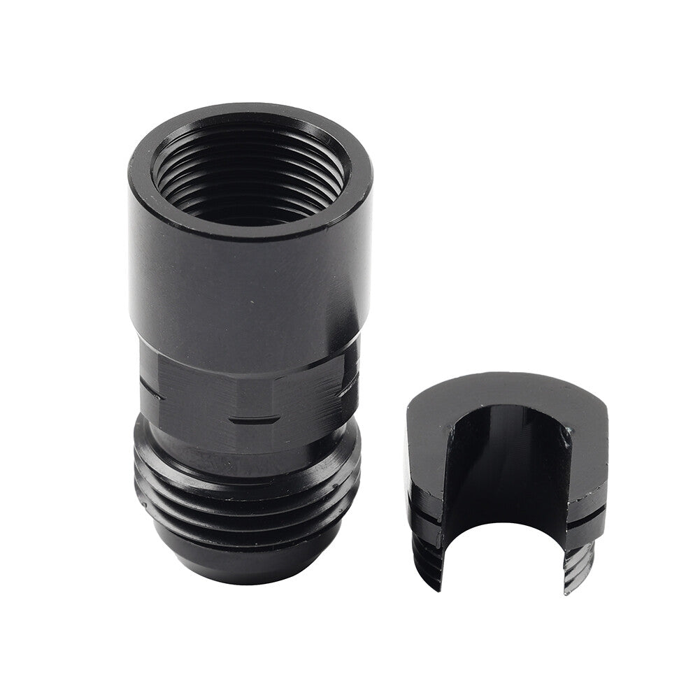 8AN Male to 3/8 Quick Disconnect EFI Fuel Rail Adapter Fitting For GM LS