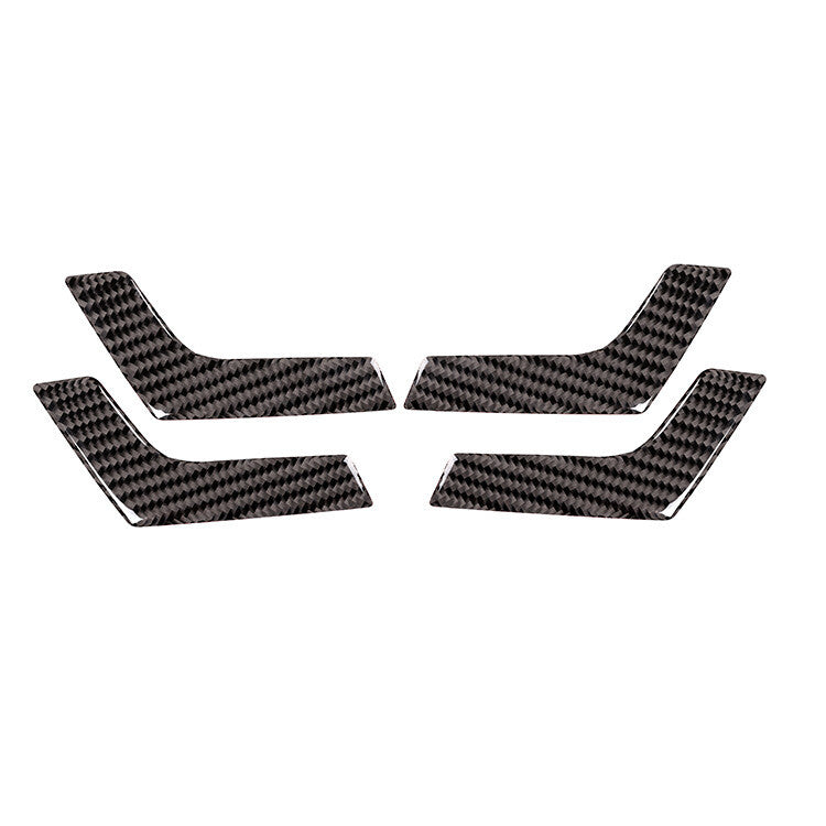 Carbon fiber door handle stickers suitable for Mercedes-Benz C-Class W204 C180 07-14