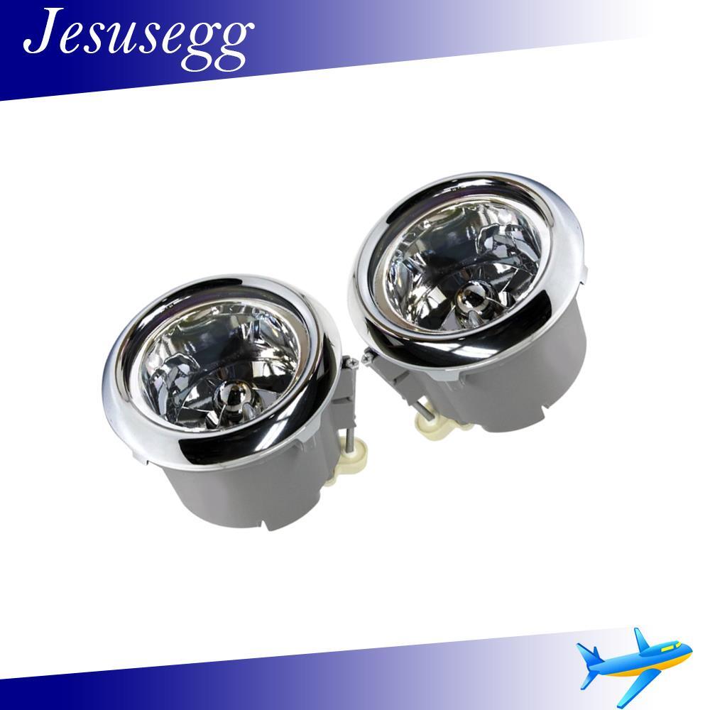 2Pcs Front Bumper Fog Light Replacement For Santa Fe 2001-2006 Left+Right Side