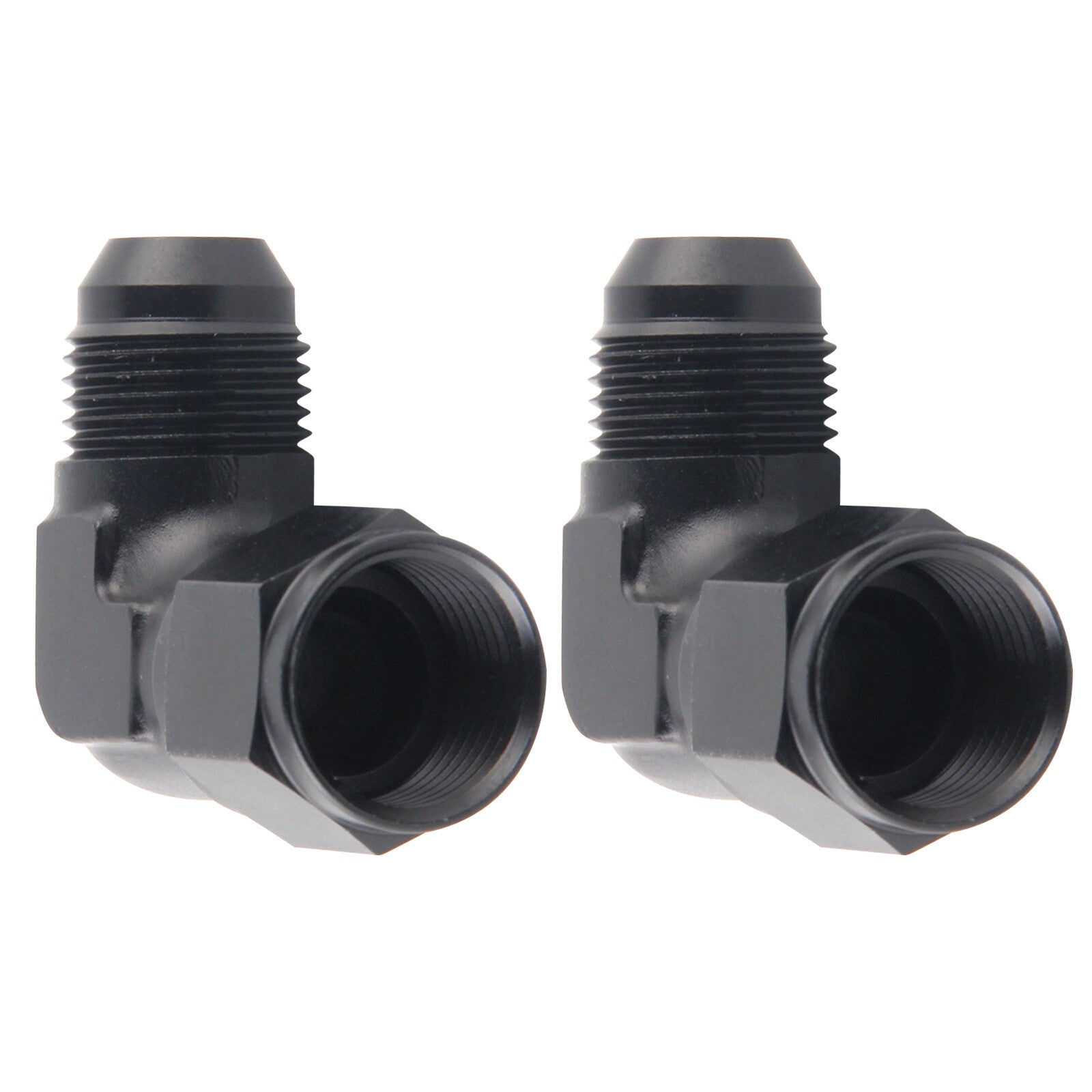 90¡ã Aluminum Car Fuel 6AN Bulkhead Swivel Flare Fitting Female to Male Adapter