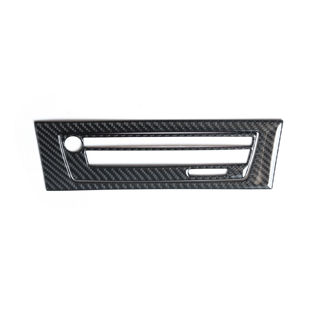 2x Carbon Fiber Radio With Navigaiton System Cover Trim for BMW Z4 E89 2009-2016
