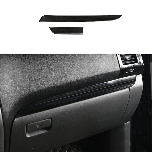 Inner Console Dashboard Strip Trim Black Steel for Toyota Prado FJ/LC150 03-2009