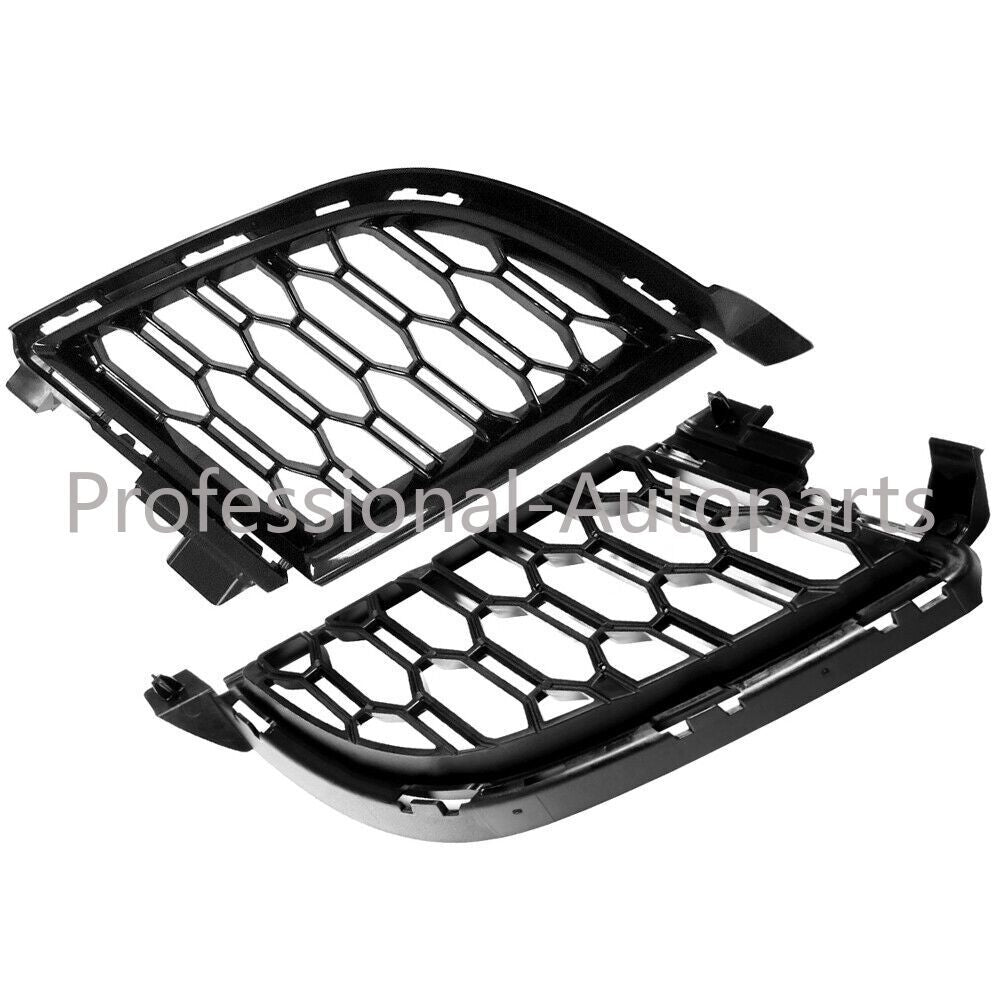 1Pair Front LR Bumper Lower Grilles Black for BMW 3 Series G20 G21 M Sport