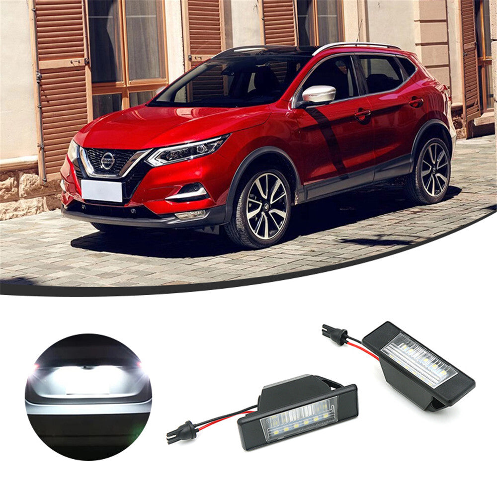 LED License Plate Light for Nissan Pathfinder R51 Qashqai J10 X-Trail 2013-2020
