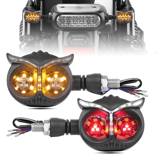 2PCS Work Light Bar Spot Pods Fog Lamp 10MM Headlight Owel LED Driving Truck ATV