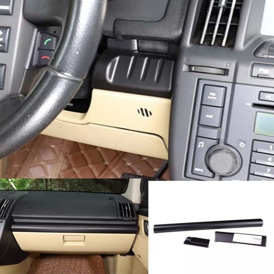 Dash Strip Trim For LR Freelander 2 LR2 2008-2015 Center Console Matte Black 3pc