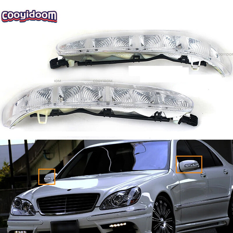 Turn signal light mirror indicators are suitable for 2003-06 for Benz CLS-Class W220 W215