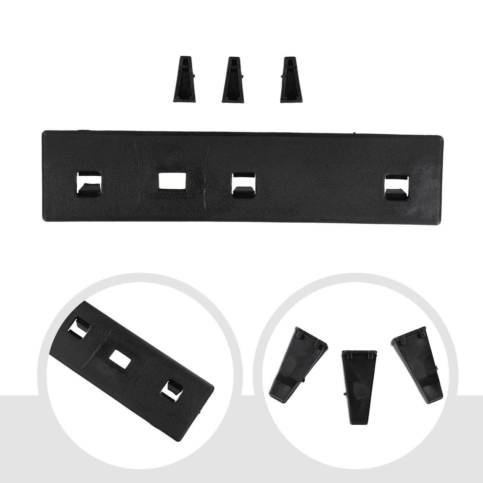 Rear Plate Rear Door Top Trim 1 Set Direct Replacement for Mercedes New Style