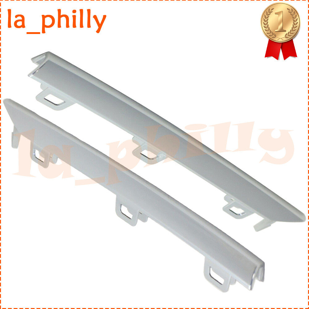 Front LHRH Side Bumper Trim Bezel Insert Fit for Cadillac 2013-2014 ATS Chrome