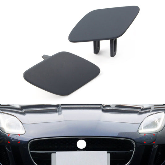 1 Pair Headlamp Washer Cover Cap for Jaguar for F-Type 14-19 C2P22198LML C2P22197LML