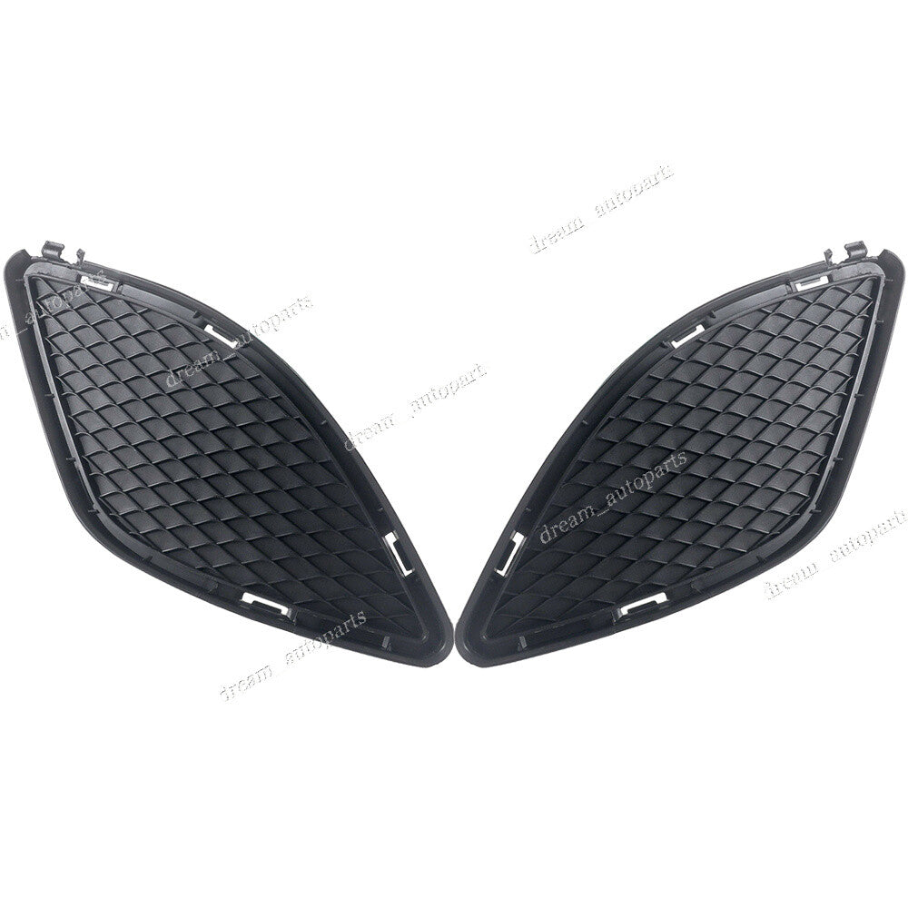 Pair Front RightLeft Bumper Bezel Cover Grille Fits for Benz W117 CLA250 220 200