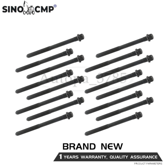 Cylinder Head Bolts fits for HYUNDAI COUPE GK 2001- 09 G6BA Set Kit Blue Print 2.7L