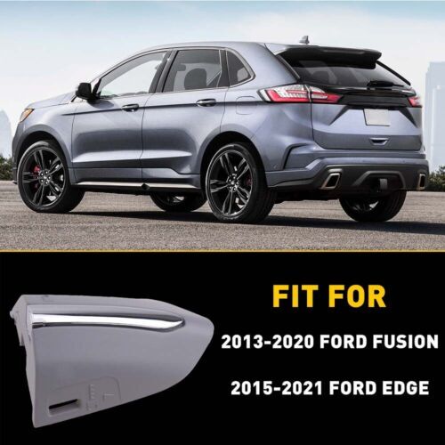 Left Driver Door Handle Key Bezel Cover Chrome Trim for 2013-2020 for Ford Fusion