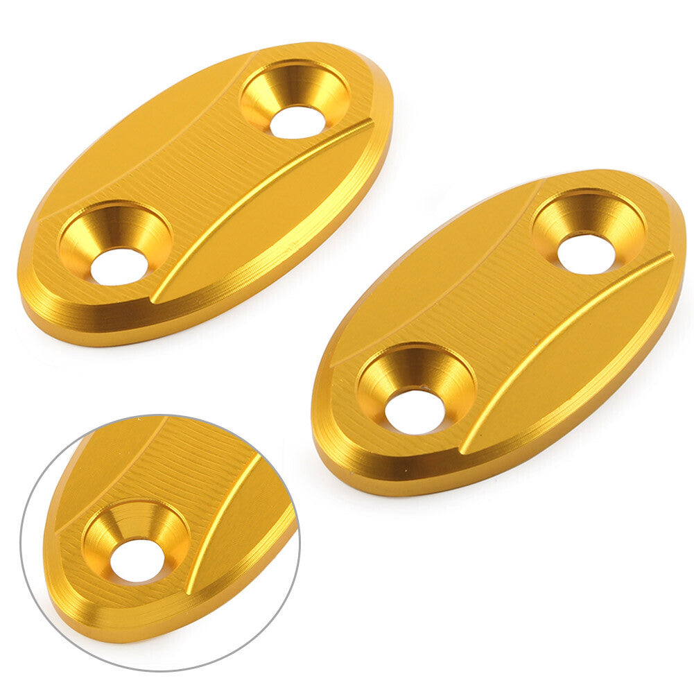 Paar R¨¹ckspiegel Block Off Base Plates Abdeckung F¨¹r for BMW S1000RR 2009-2018 Gold
