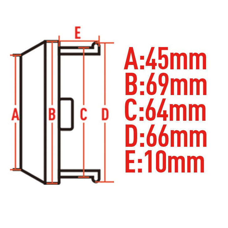 4x69mm Weds Sport Chrome Badge Wheel Center Cover Hub Cover Rim Cover TE37