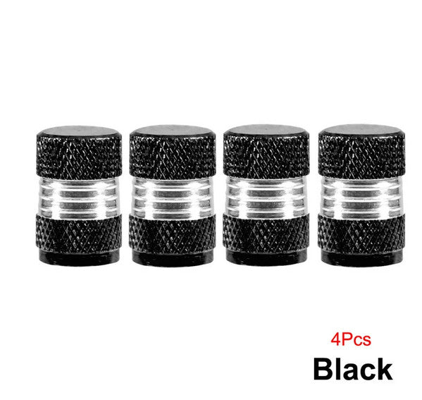 4-piece car tire valve cover rod air dust cover red bomb for Subaru and for Saab