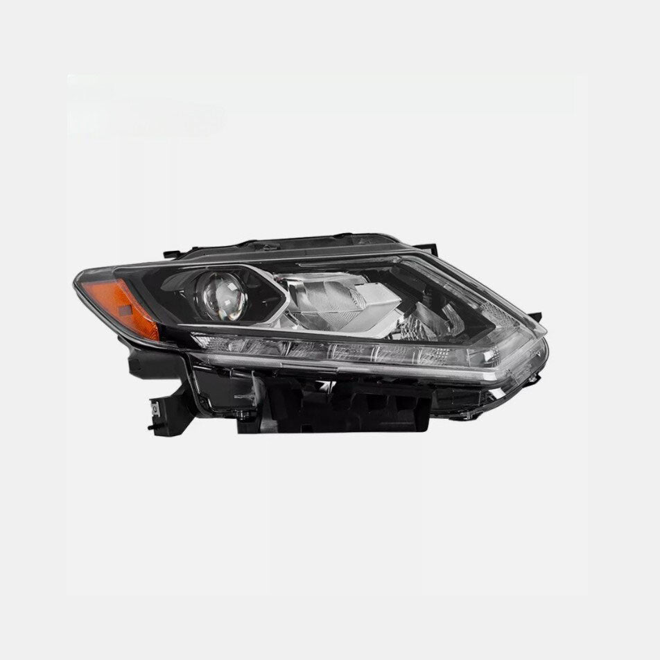 The passenger-side right LED headlight with chrome trim is suitable for 2014 and 2015 for Nissan Rogue 26060-4BA5A