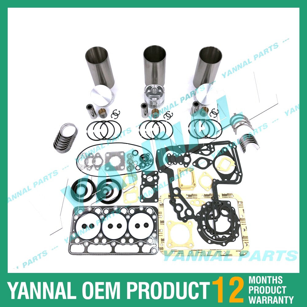 D950 Overhaul and Reconstruction Kit with Shims and Bearings for Kubota Diesel Engines