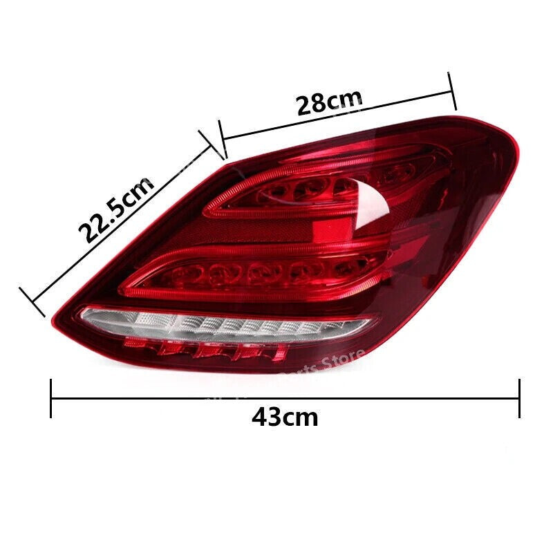 for Mercedes-Benz C-class W205 2014-2018 Right Turn Signal Light Rear Tail Light