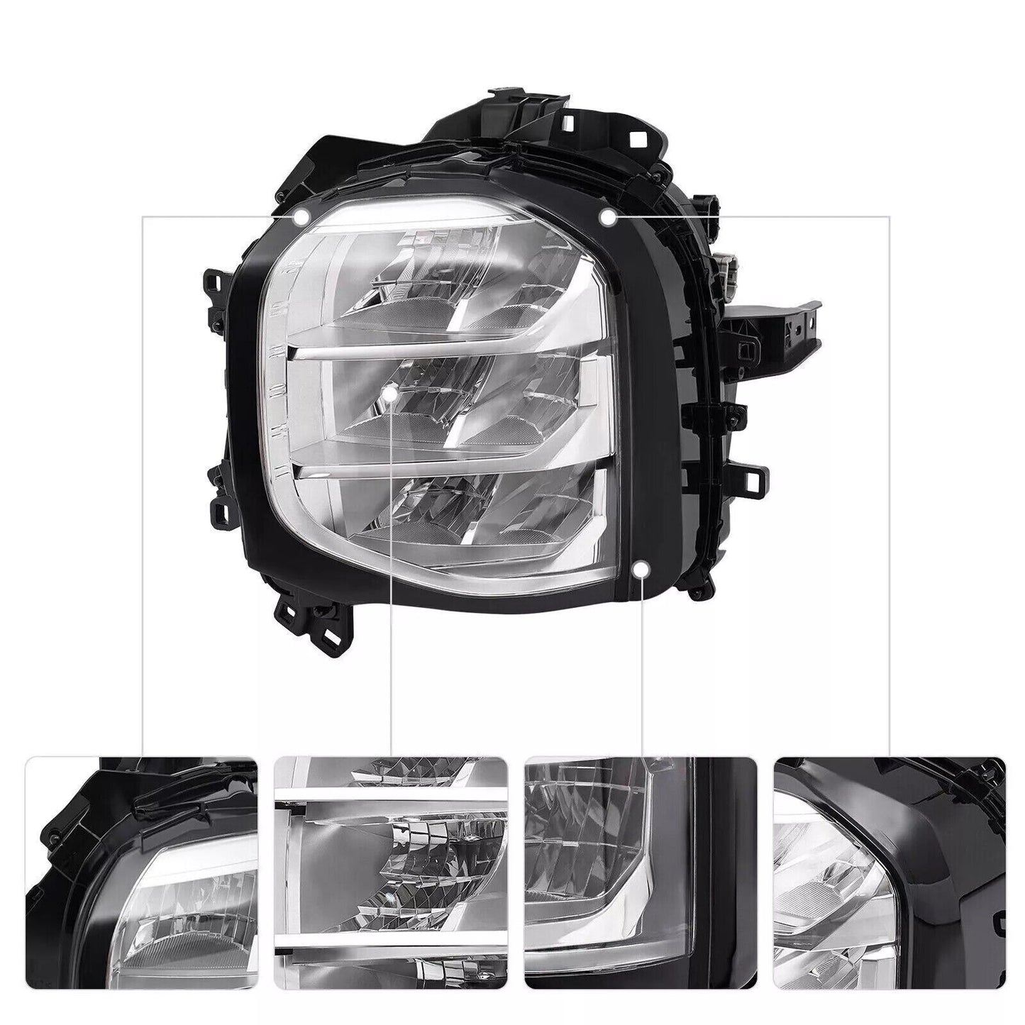 Right Side Front Headlight Assembly Headlamp for Mitsubishi Outlander 2022-2023