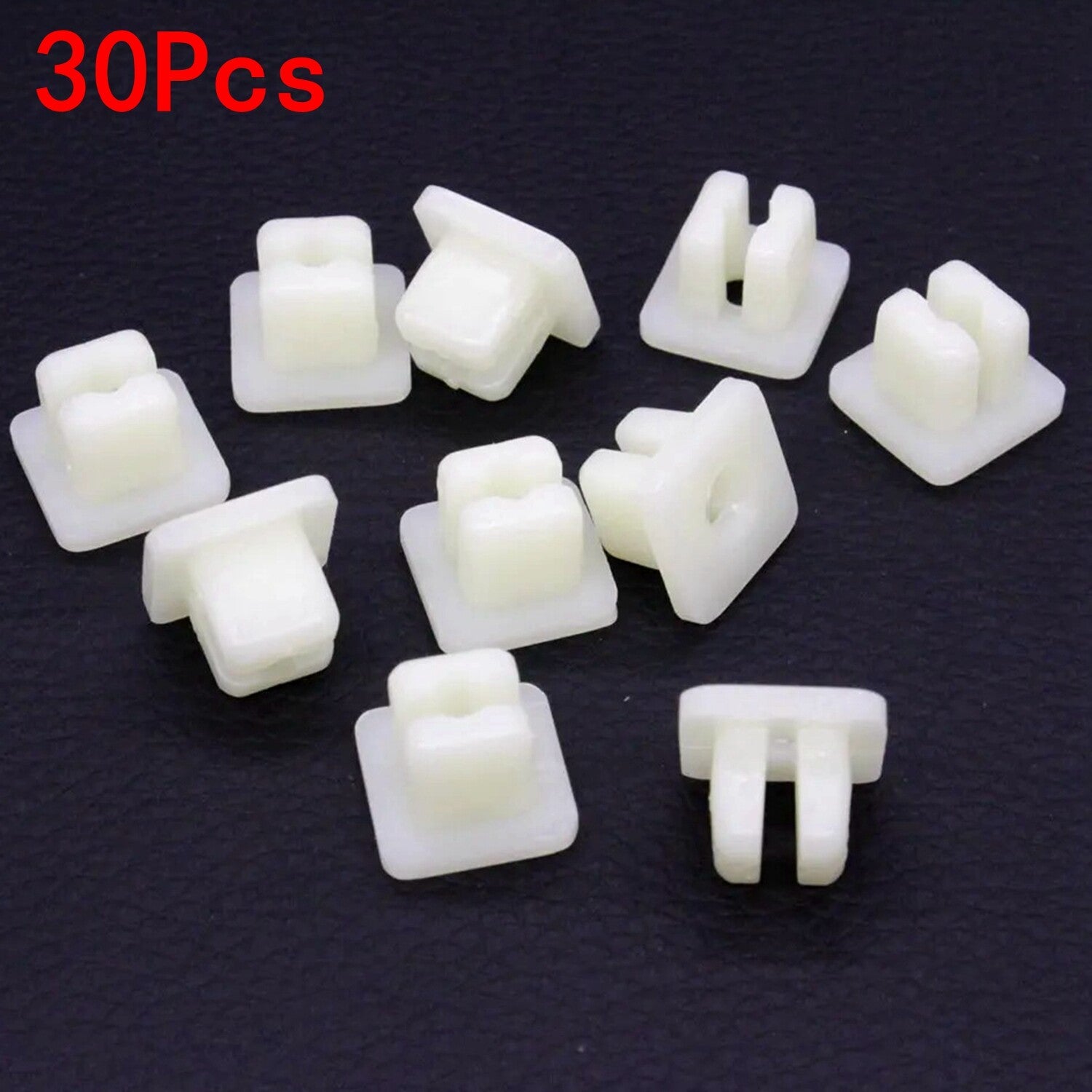 30 Pcs Nylon Nut 10 Screw Grommet Clips for Toyota Tacoma Tailgate Protector