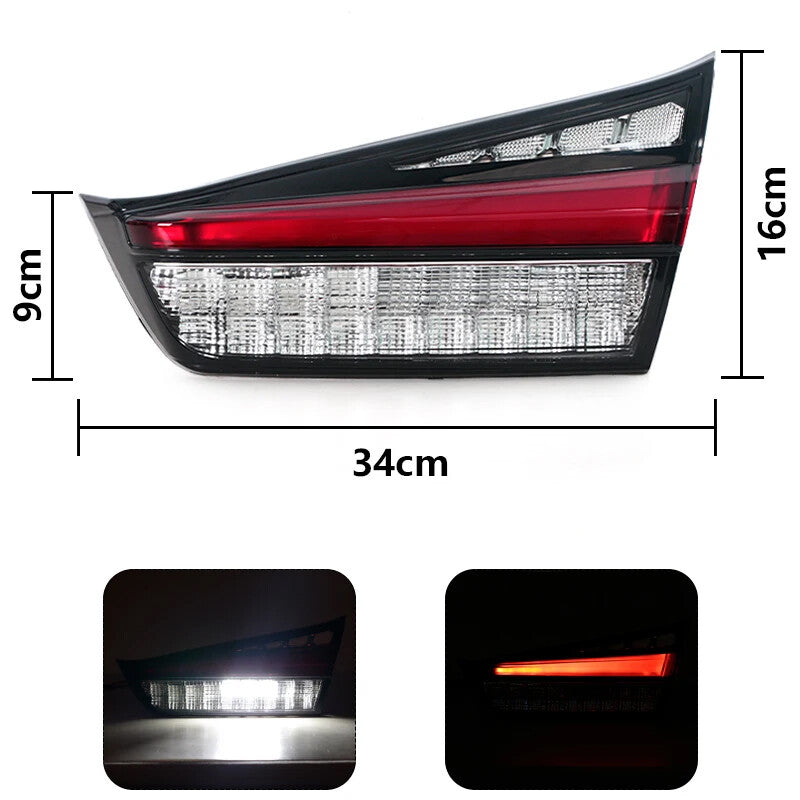 1 Pair LED Tail Light Rear Brake Lamp for Mitsubishi Outlander Sport 2020-2022
