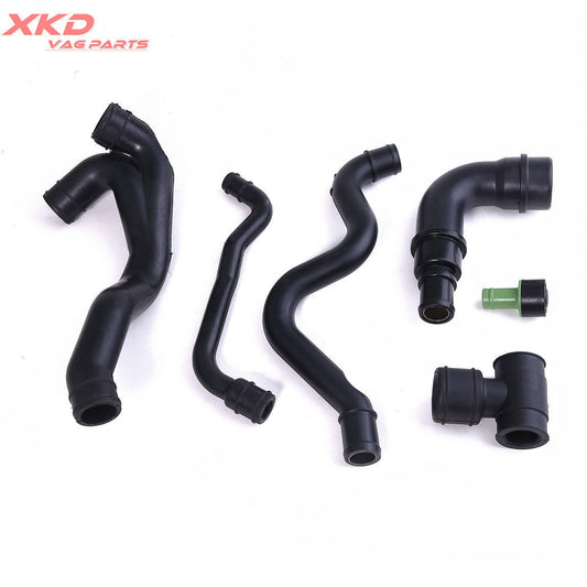 Fit for VW for Jetta for Golf for Bora 4 GTI 99-03 1.8T AWW AWP Crankcase Vent Hose Kit - 6 Pieces