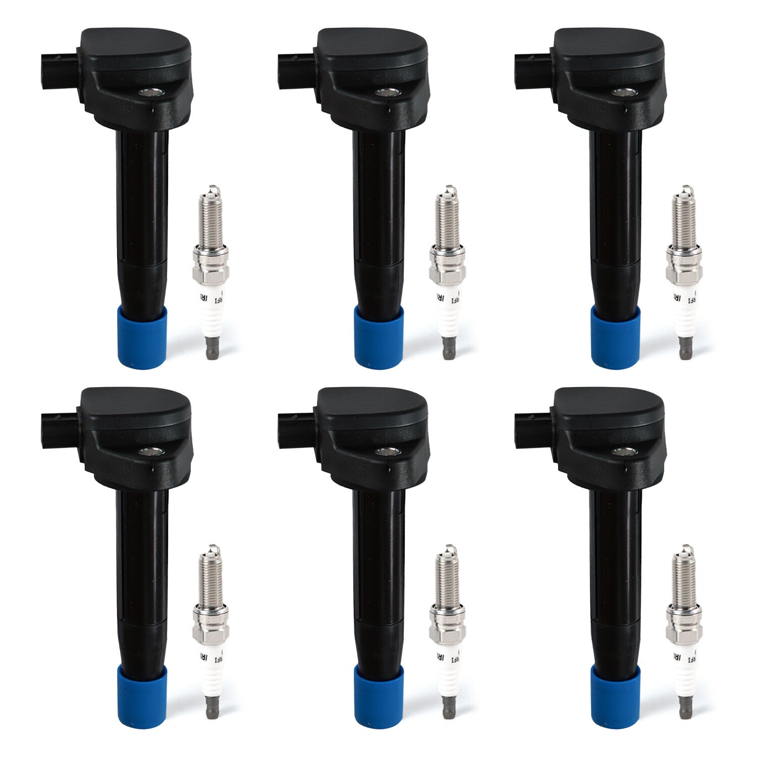 UF603 6x Ignition Coils +6x Iridium Spark Plugs for Honda Accord vastvehicle