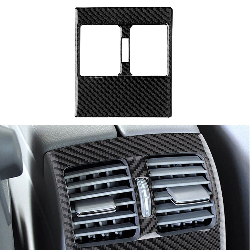 Carbon Fiber Vent Outlet Rear Trim for Mercedes-Benz W204 2007-2013