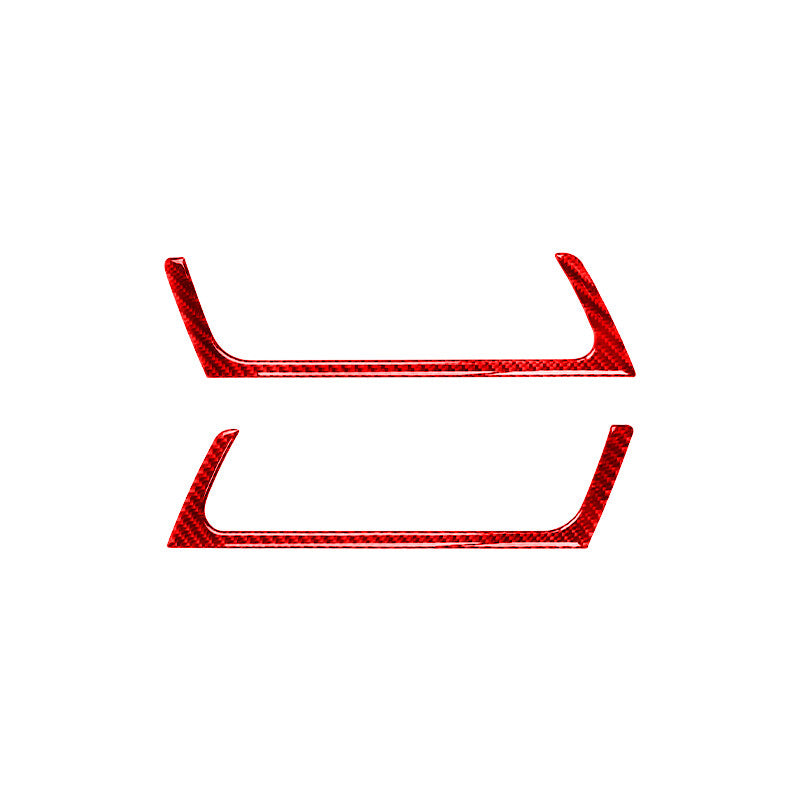 Red Carbon Fiber Interior Door Storage Cover Trim for Honda S2000 2004-2009