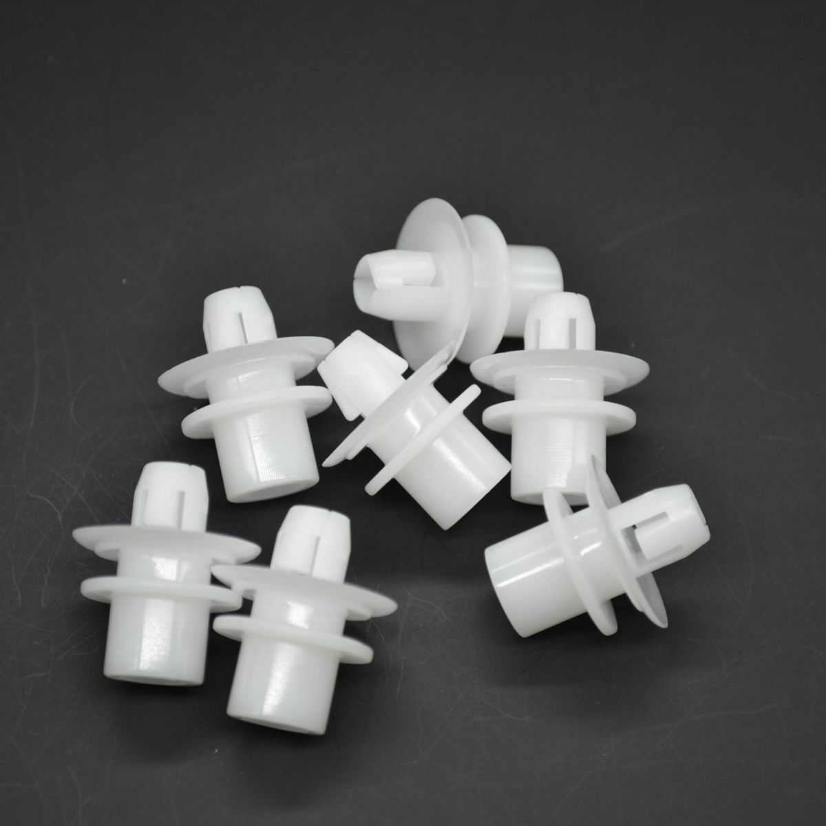 5pcs White Rear Bumper Fender Wheel Arch Clips for Smart Fortwo Cabrio Coupe