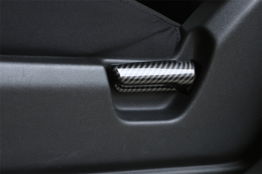Carbon Fiber ABS for Seat Back Adjustment Handle Panel Trim for Suzuki for Jimny 2019-22