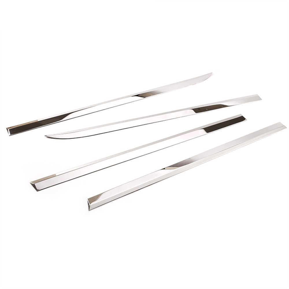 For T@yota Hilux Revo 2015-2021 Steel Chrome Body Side Door Molding Trim Cover¡Á4
