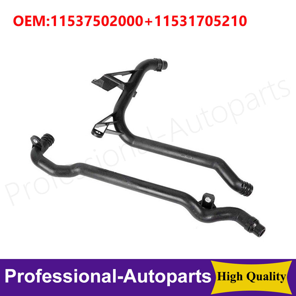 2 PCS Heater Inlet Water Coolant Pipe For 2001-2006 for BMW E46 325 E83 X3 E53 X5