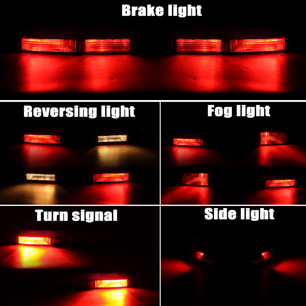 Right rear bumper lower taillight strip with 5 bulbs for Audi Q7 2016 - 2021