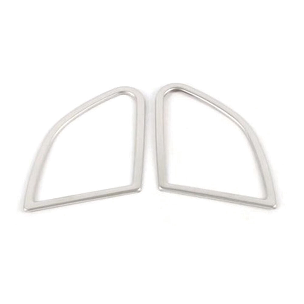 2X Door Audio Speaker Trim Cover Stainless Steel for Volvo XC60 2009-2017 2016