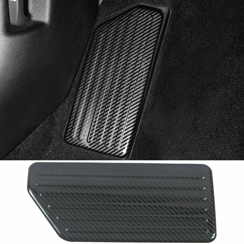 for Kia K5 2021-2023 Carbon Fiber Car Left Side Foot Rest Pedal Panel Cover Trim